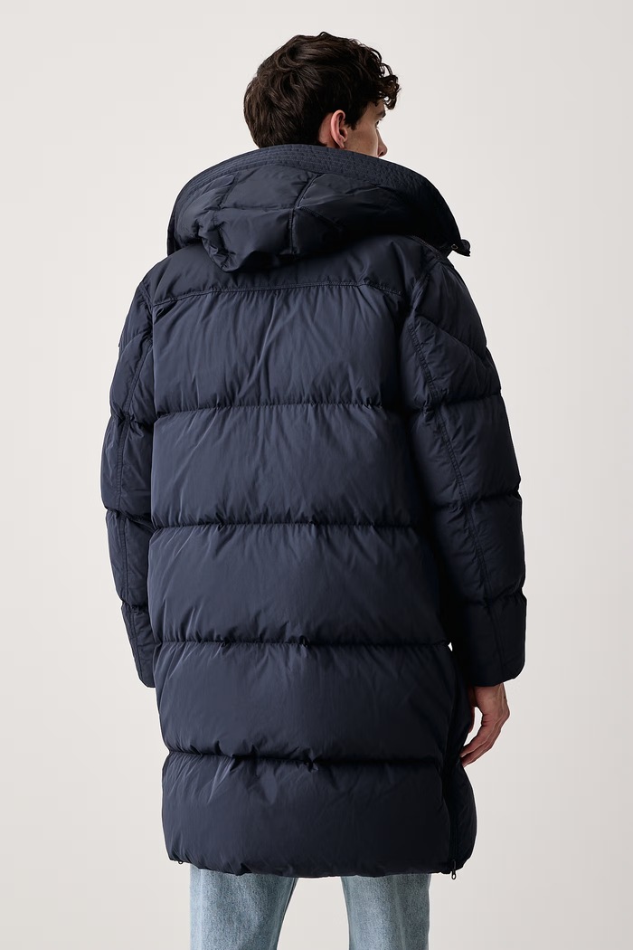 Odzież Parajumpers Kurtka puchowa męska LONG BEAR 2.0 PMPUHF040316 granatowy