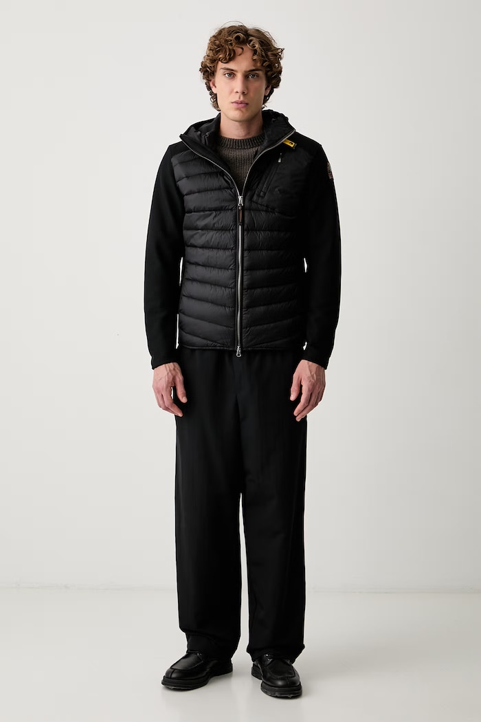 Parajumpers Kurtka przejściowa męska NOLAN PMHYWU020541 czarny AW26