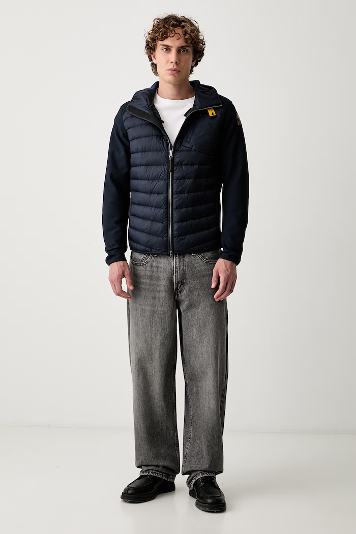 Parajumpers giacca piumino da uomo NOLAN PMHYWU020316 blu navy AW26