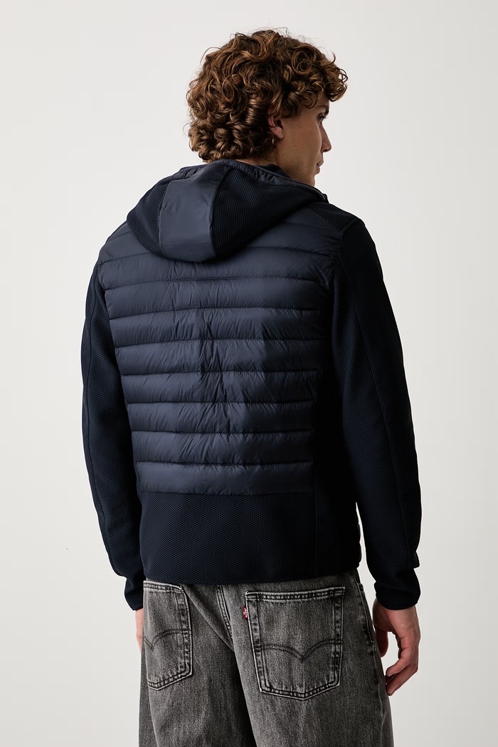 Odzież Parajumpers kurtka puchowa męska NOLAN PMHYWU020316 granatowy