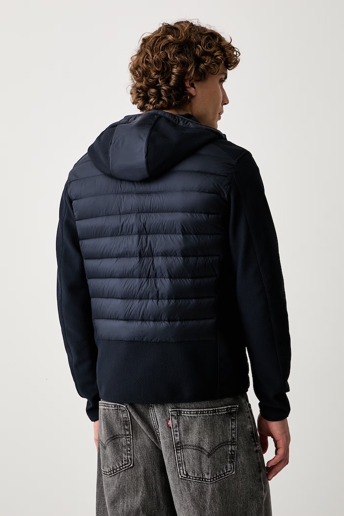 Odzież Parajumpers Kurtka puchowa męska NOLAN PMHYWU020316 granatowy