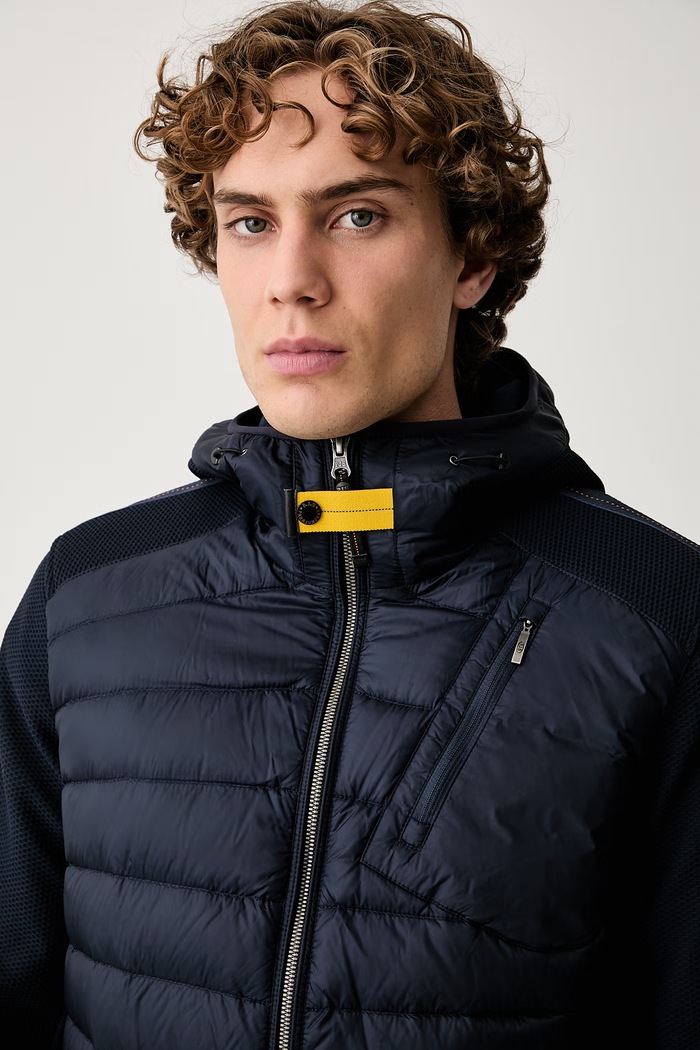 Parajumpers kurtka puchowa męska NOLAN granatowy PMHYWU020316