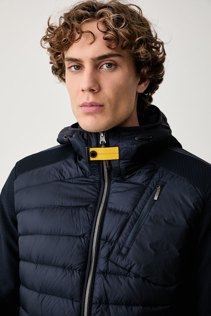 Parajumpers kurtka puchowa męska NOLAN granatowy PMHYWU020316