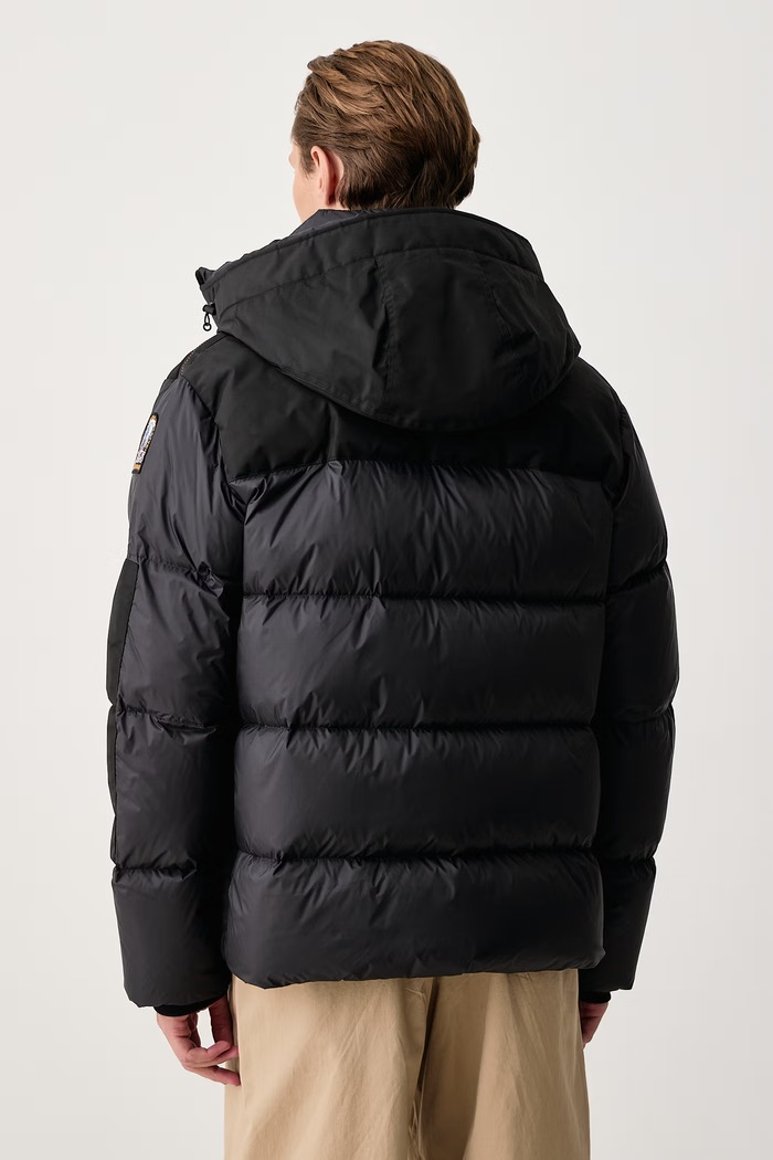 Odzież Parajumpers Kurtka puchowa męska TYRIK PMPUEN020541 czarny