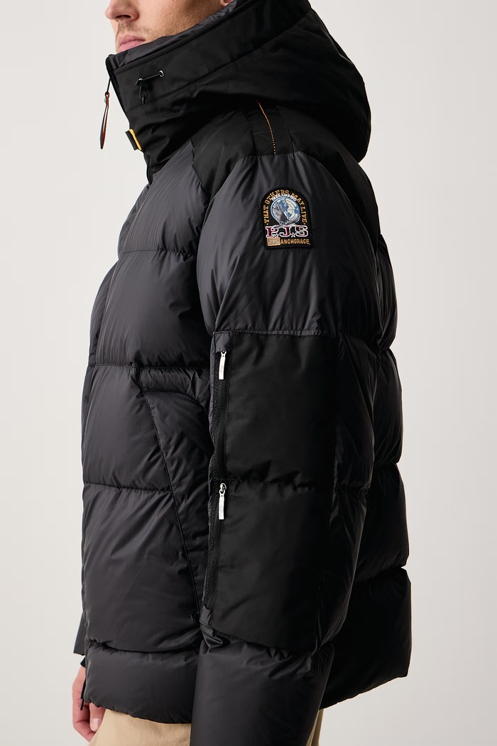 Kurtka puchowa męska TYRIK Parajumpers PMPUEN020541 czarny