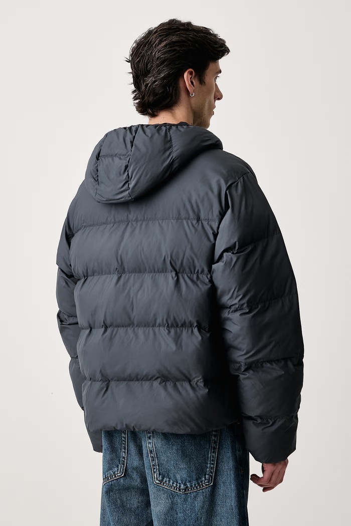 Odzież adidas Originals Kurtka pikowana męska Hooded Regen KS4143 niebieski