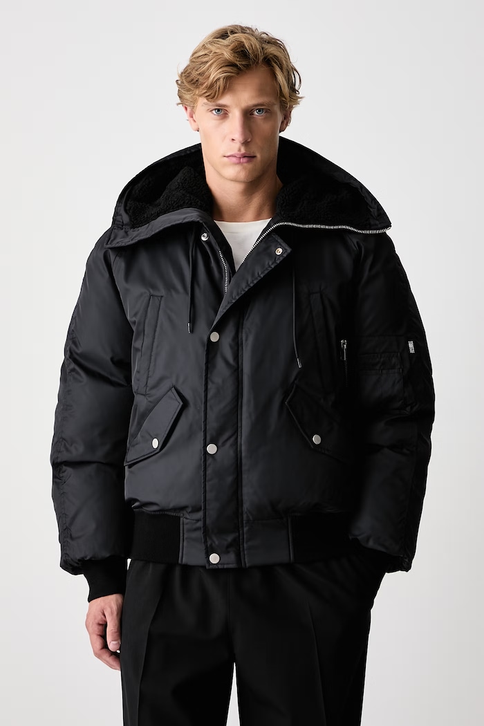 MM6 Maison Margiela Kurtka puchowa męska czarny SH0AM0100.M36018
