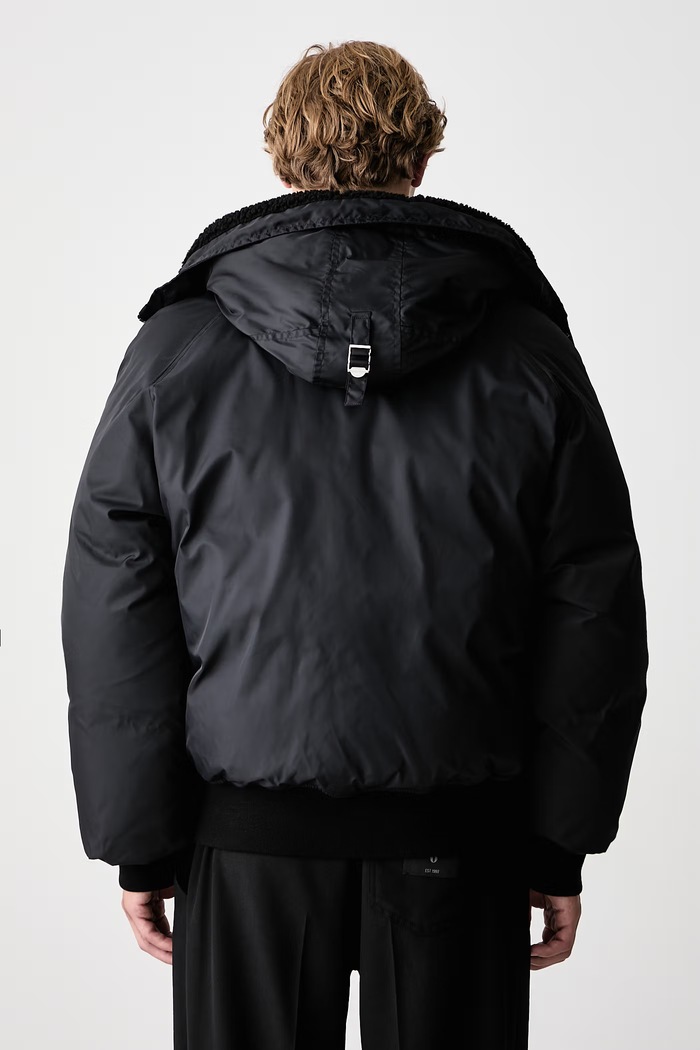 Odzież MM6 Maison Margiela Kurtka puchowa męska SH0AM0100.M36018 czarny