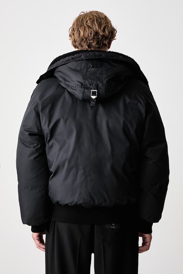 Odzież MM6 Maison Margiela Kurtka puchowa męska SH0AM0100.M36018 czarny