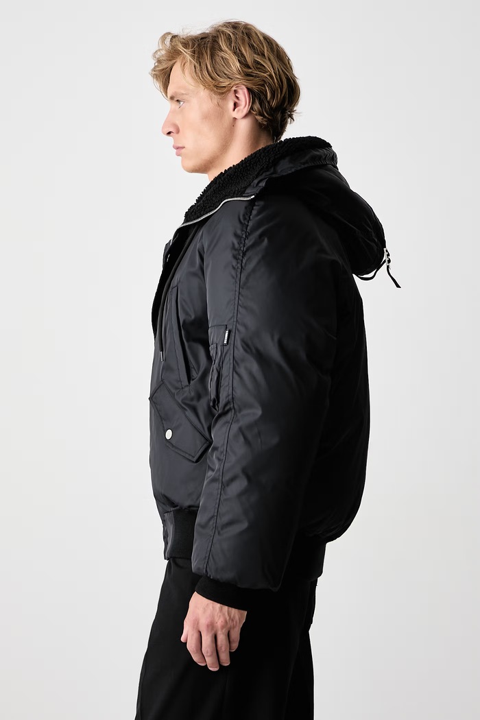 Kurtka puchowa męska MM6 Maison Margiela SH0AM0100.M36018 czarny