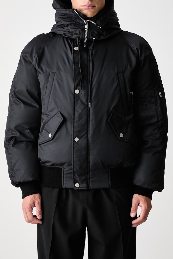 Kurtka puchowa męska MM6 Maison Margiela czarny SH0AM0100.M36018