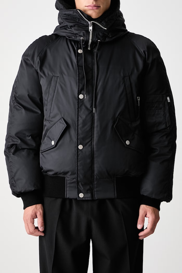 Kurtka puchowa męska MM6 Maison Margiela czarny SH0AM0100.M36018