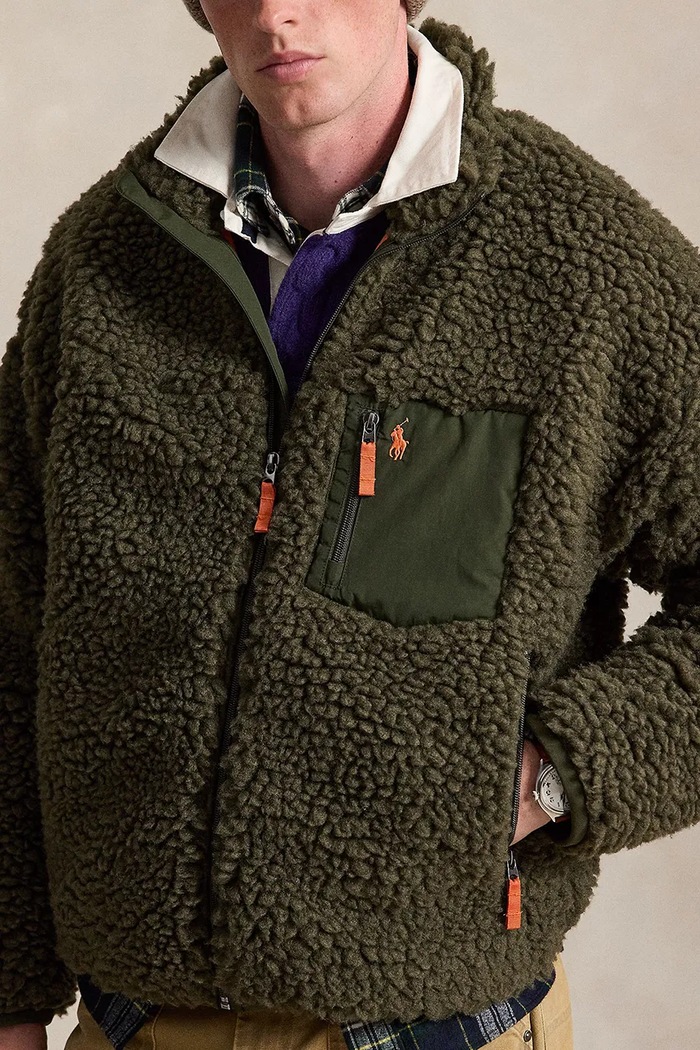 Odzież Polo Ralph Lauren Kurtka męska 710B26088 zielony