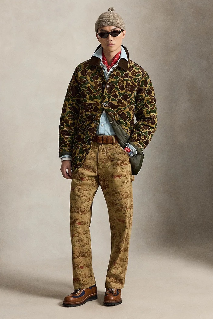 Odzież Polo Ralph Lauren kurtka przejściowa męska bawełniana 710B22979 multicolor
