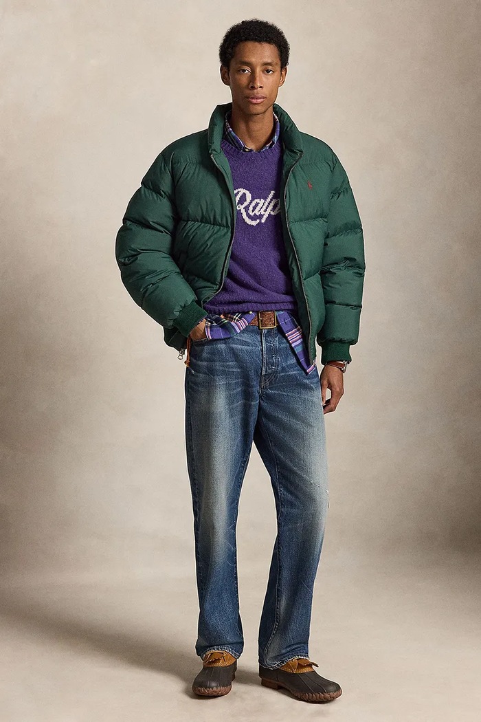 Odzież Polo Ralph Lauren Kurtka zimowa męska 710B30161 zielony