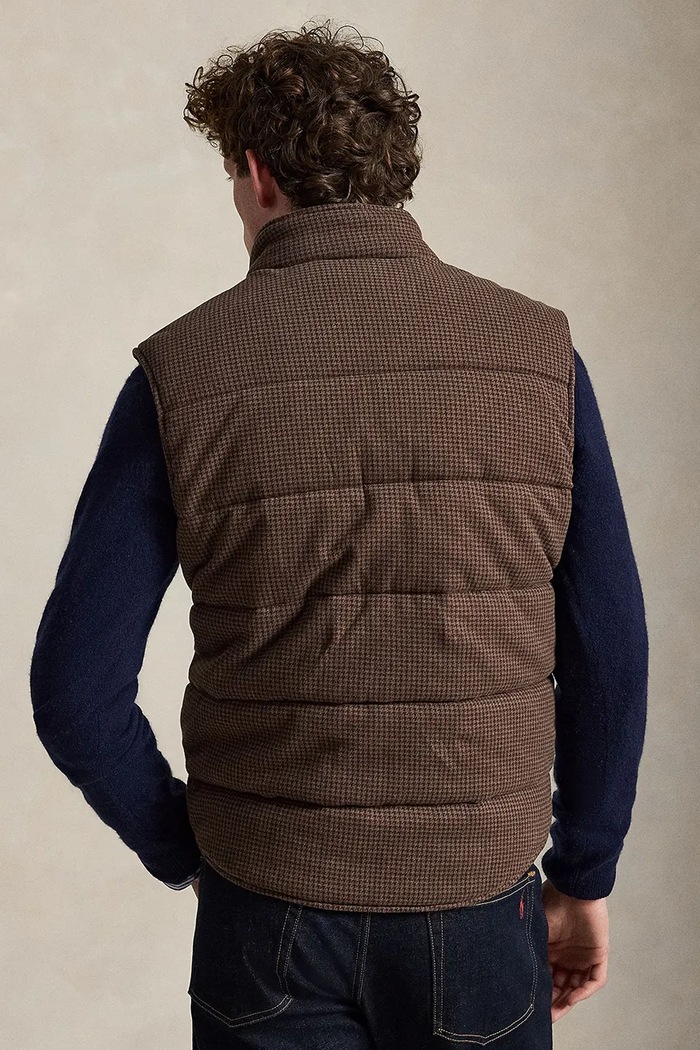 Polo Ralph Lauren Bezrękawnik męski 710B26155 brązowy AW26