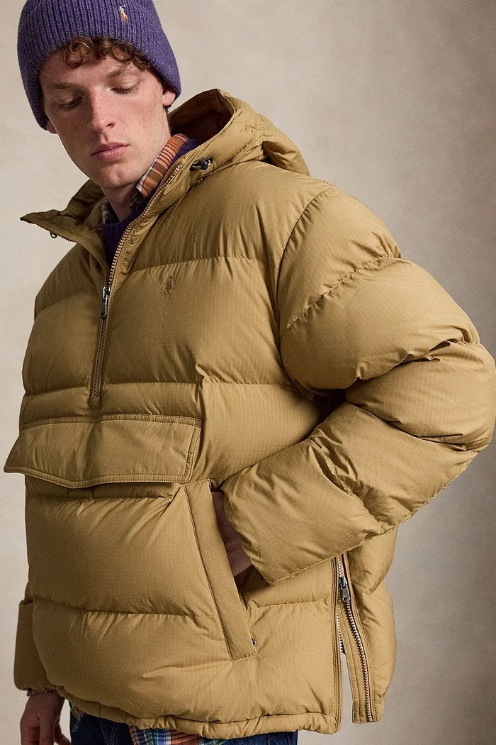 Kurtka męska Polo Ralph Lauren 710B23061 brązowy