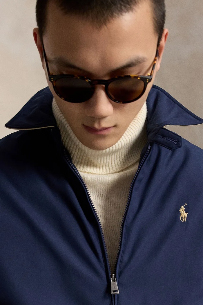 Bomber pánský Polo Ralph Lauren 710B15533 námořnická modř