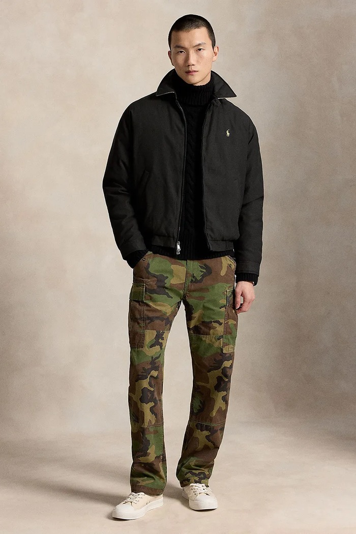 Odzież Polo Ralph Lauren Bomberka męska 710B15533 czarny