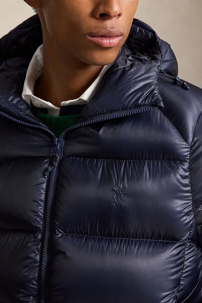 Kurtka puchowa męska Polo Ralph Lauren 710B23023 granatowy