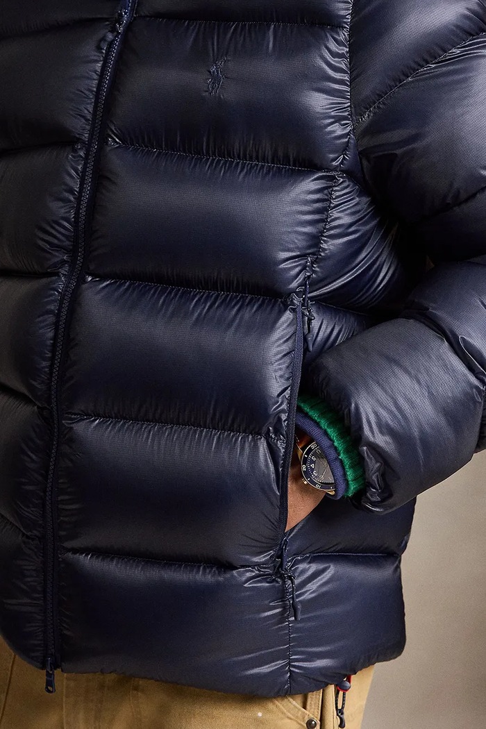 Kurtka puchowa męska Polo Ralph Lauren granatowy 710B23023