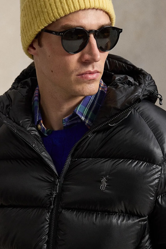 Kurtka puchowa męska Polo Ralph Lauren 710B23023 czarny