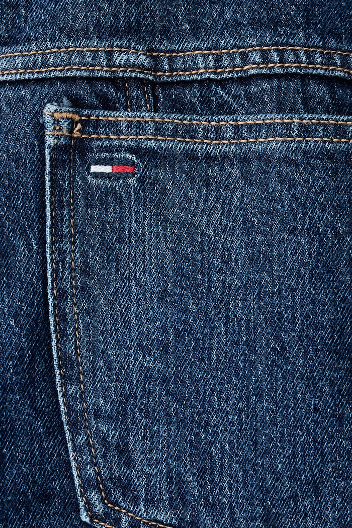 Krótka kurtka męska jeansowa Tommy Jeans granatowy DM0DM23485