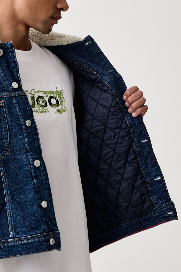 Tommy Jeans Krótka kurtka męska jeansowa DM0DM23485