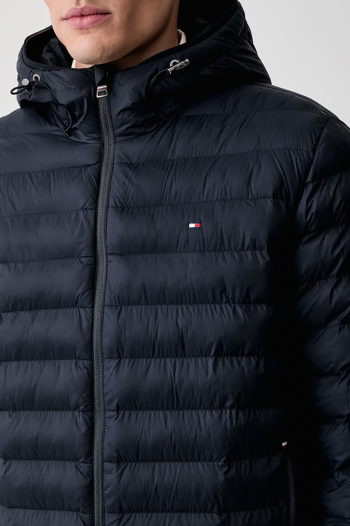 Κοντό μπουφάν ανδρικό Tommy Hilfiger MW0MW43464 σκούρο μπλε