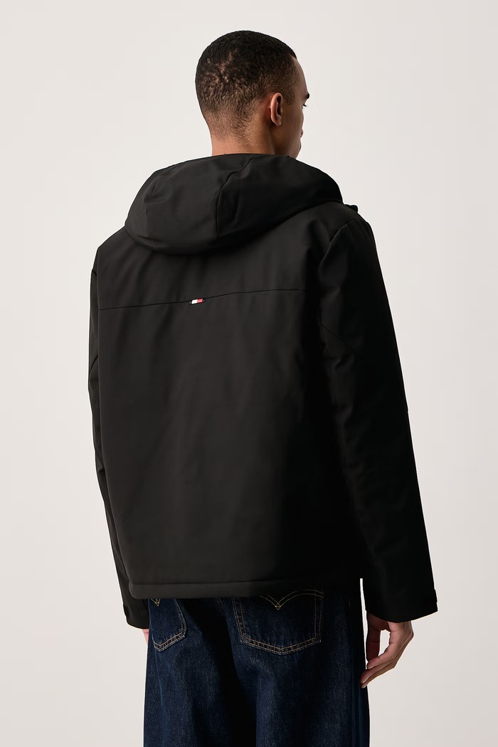 Ρούχα Tommy Hilfiger Καπιτονέ μπουφάν ανδρικό MW0MW44978 μαύρο