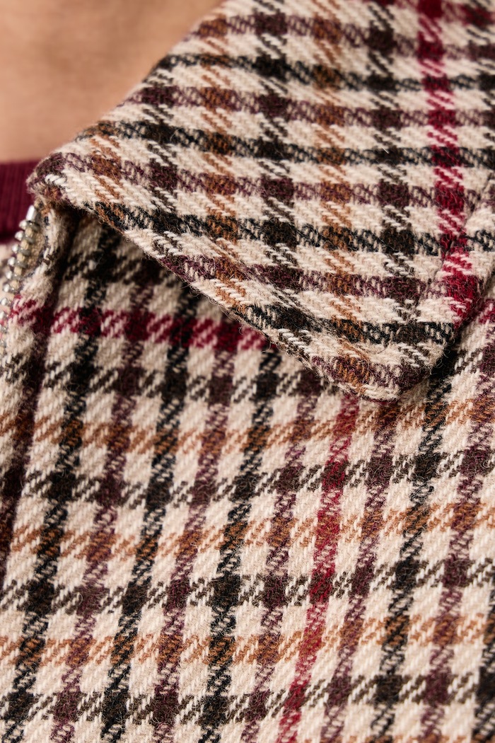 Prijelazna jakna za muškarce od vune Tommy Hilfiger smeđa MW0MW44799