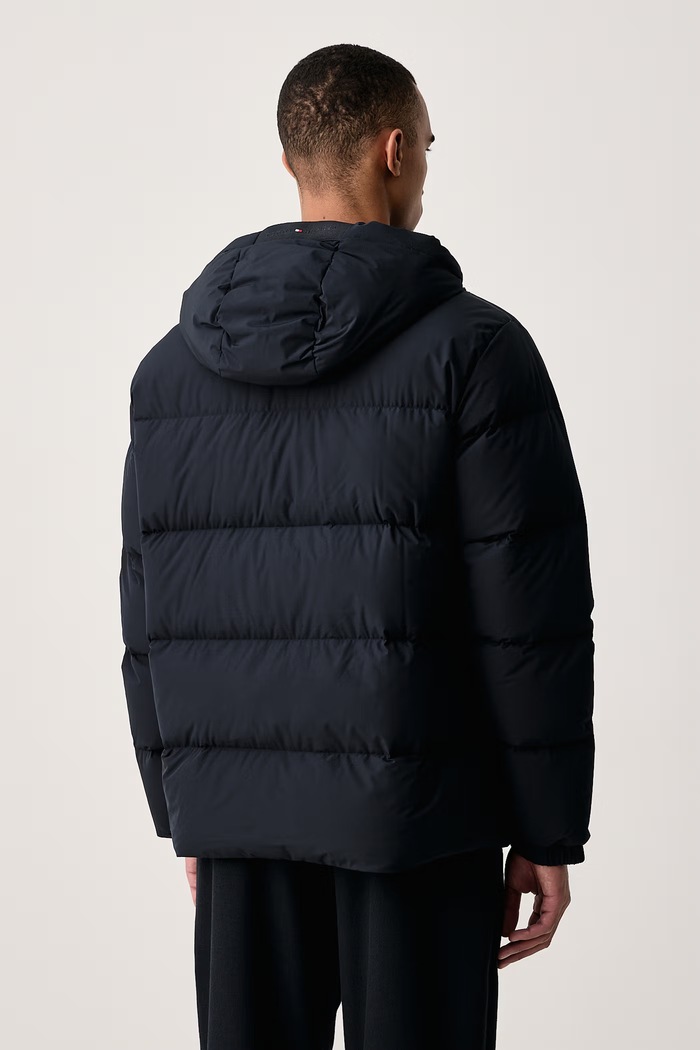 Ρούχα Tommy Hilfiger Πουπουλένιο μπουφάν ανδρικό MW0MW45303 σκούρο μπλε