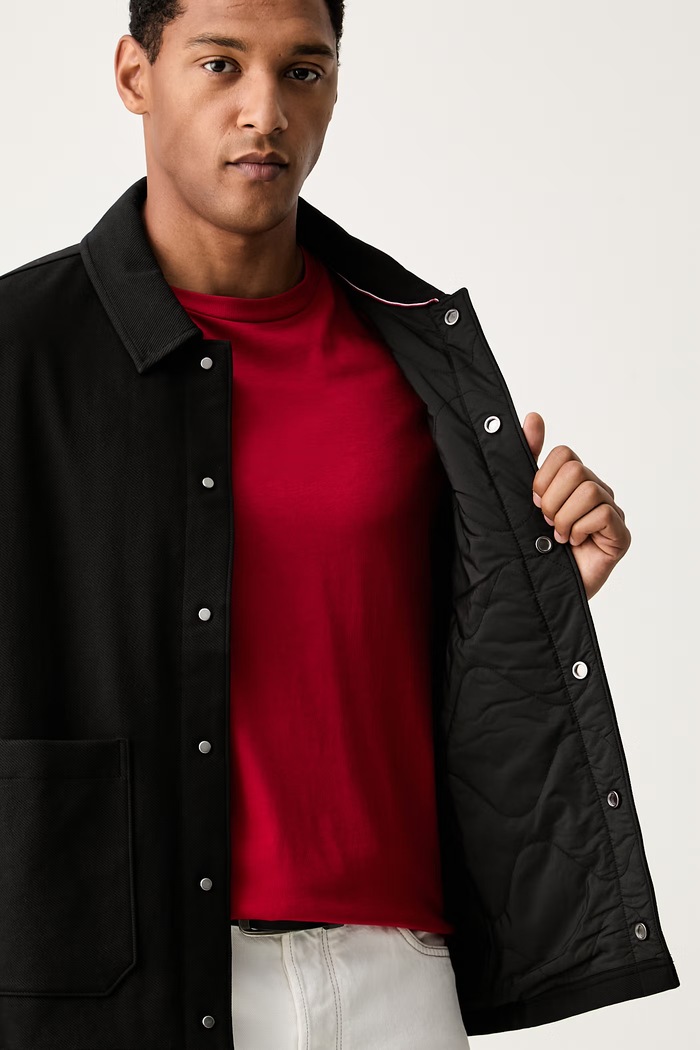 Tommy Hilfiger rövid dzseki férfi pamuttal MW0MW44945