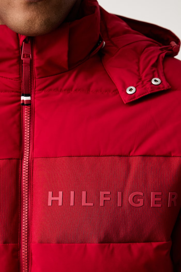 Kurtka męska Tommy Hilfiger czerwony MW0MW45273