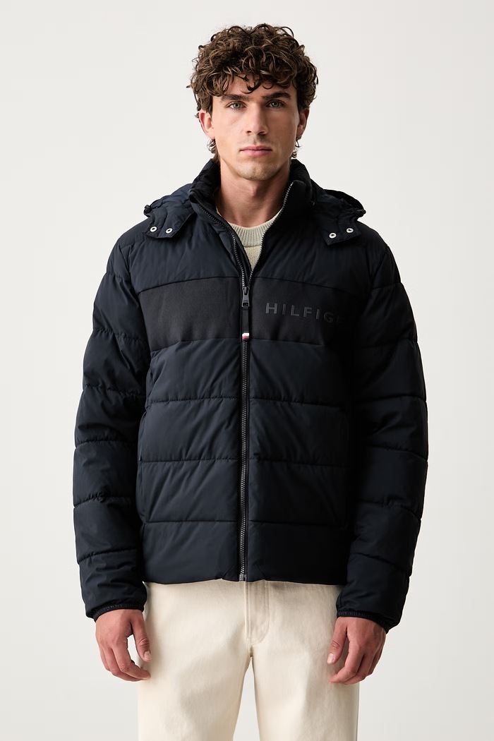 Tommy Hilfiger jakna moška mornarsko modra MW0MW45273