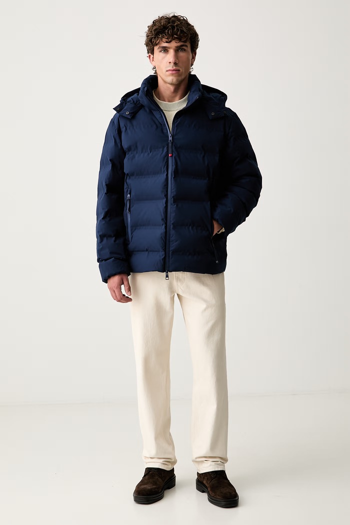 Tommy Hilfiger jakna moška MW0MW44977 mornarsko modra AW26