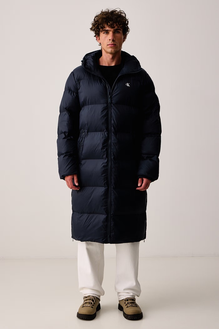 Calvin Klein Jeans Długa kurtka męska granatowy LV04RH501G