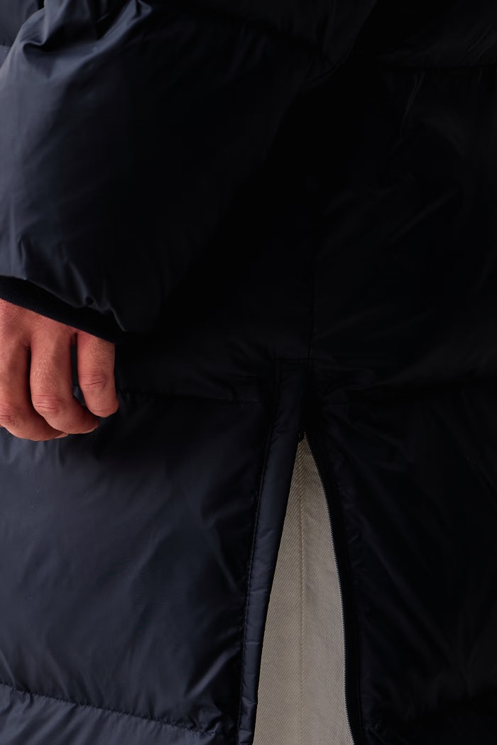 Długa kurtka męska Calvin Klein Jeans granatowy LV04RH501G