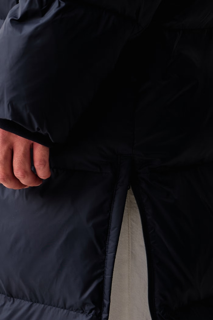 Długa kurtka męska Calvin Klein Jeans granatowy LV04RH501G