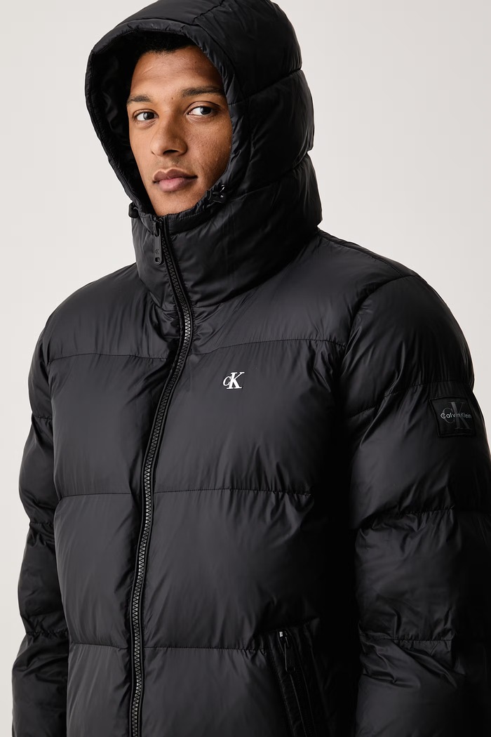 Calvin Klein Jeans dolga jakna moška črna LV04RH501G
