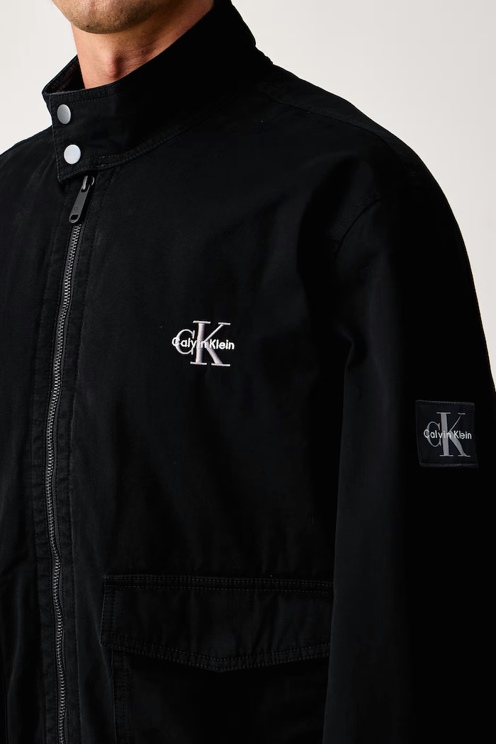 Kurtka przejściowa męska Calvin Klein Jeans LV04RH401G czarny