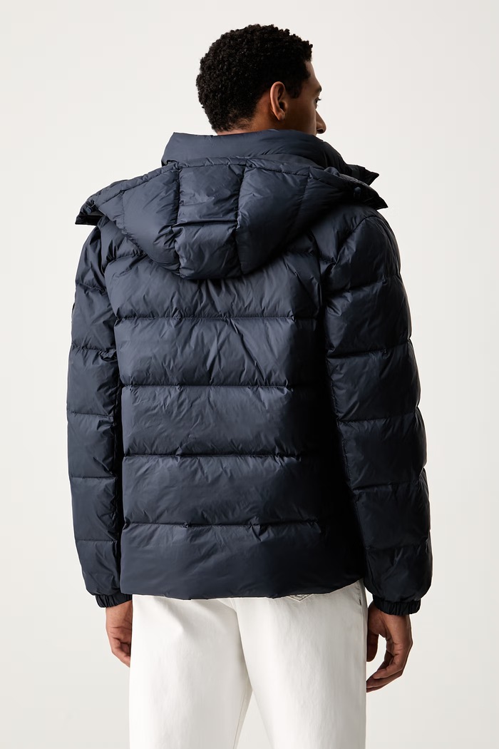 Odzież Calvin Klein Jeans kurtka puchowa męska LV04RG515G granatowy