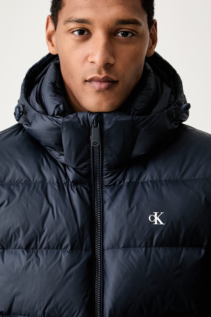 Kurtka puchowa męska Calvin Klein Jeans LV04RG515G granatowy