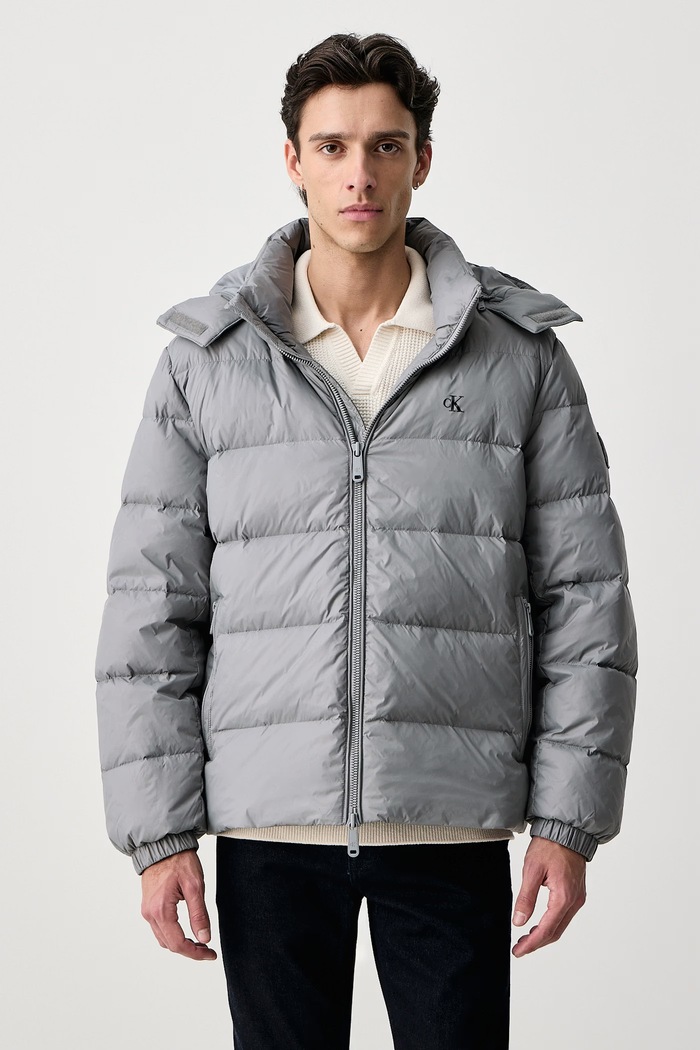 Calvin Klein Jeans Kurtka puchowa męska szary LV04RG515G
