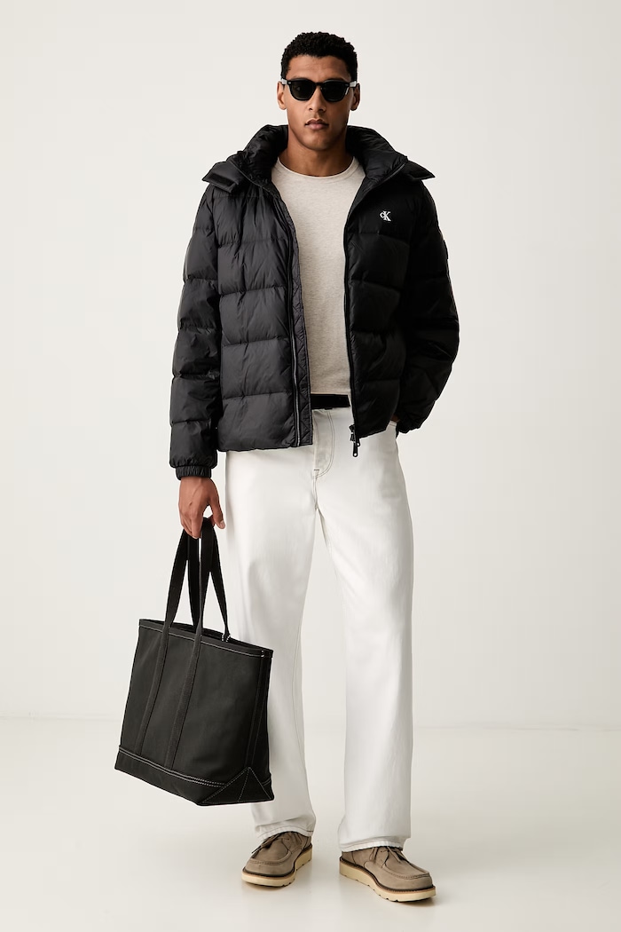 Calvin Klein Jeans Kurtka puchowa męska LV04RG515G czarny AW26