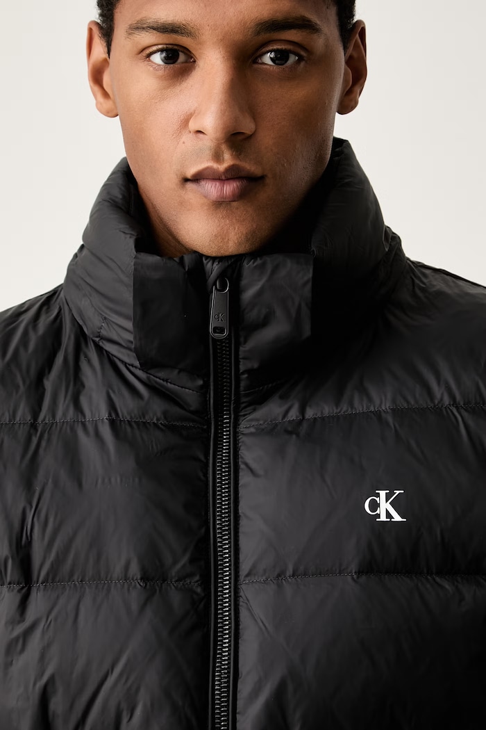 Kurtka puchowa męska Calvin Klein Jeans LV04RG515G czarny