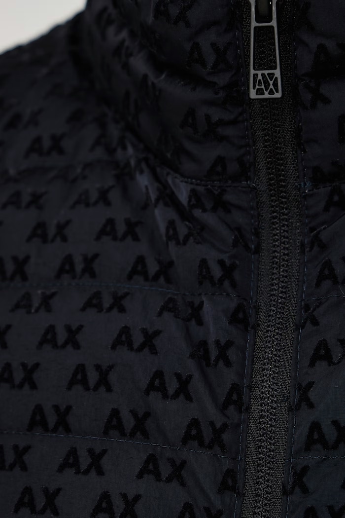 Bezrękawnik puchowy męski Armani Exchange granatowy XM003511.AF19870