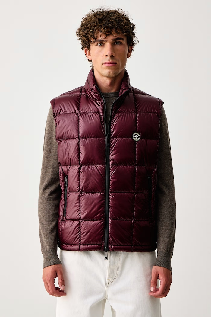 Armani Exchange Prsluk za muškarce bordo XM003475.AF23755