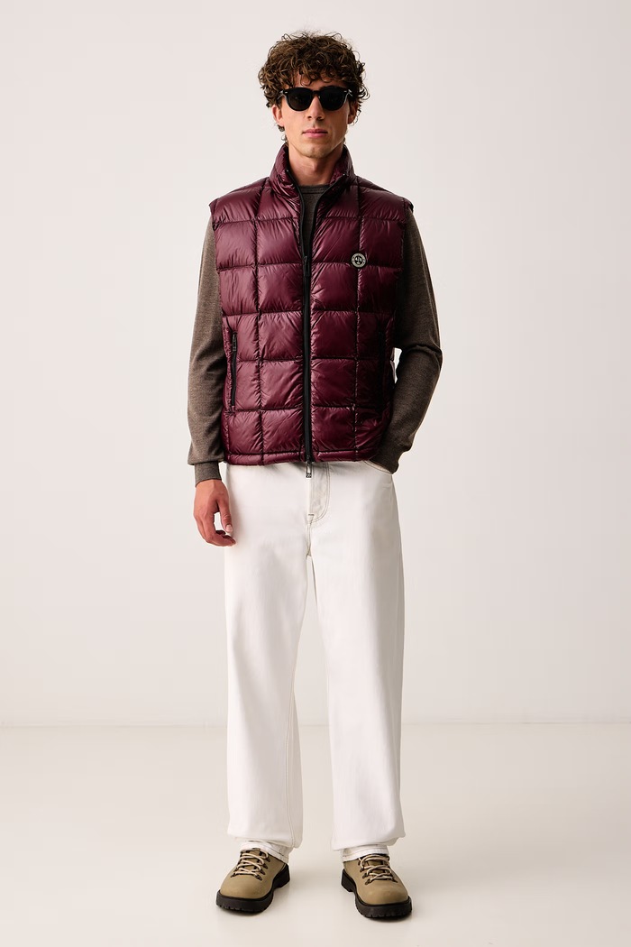 Armani Exchange Bezrękawnik męski XM003475.AF23755 bordowy AW26