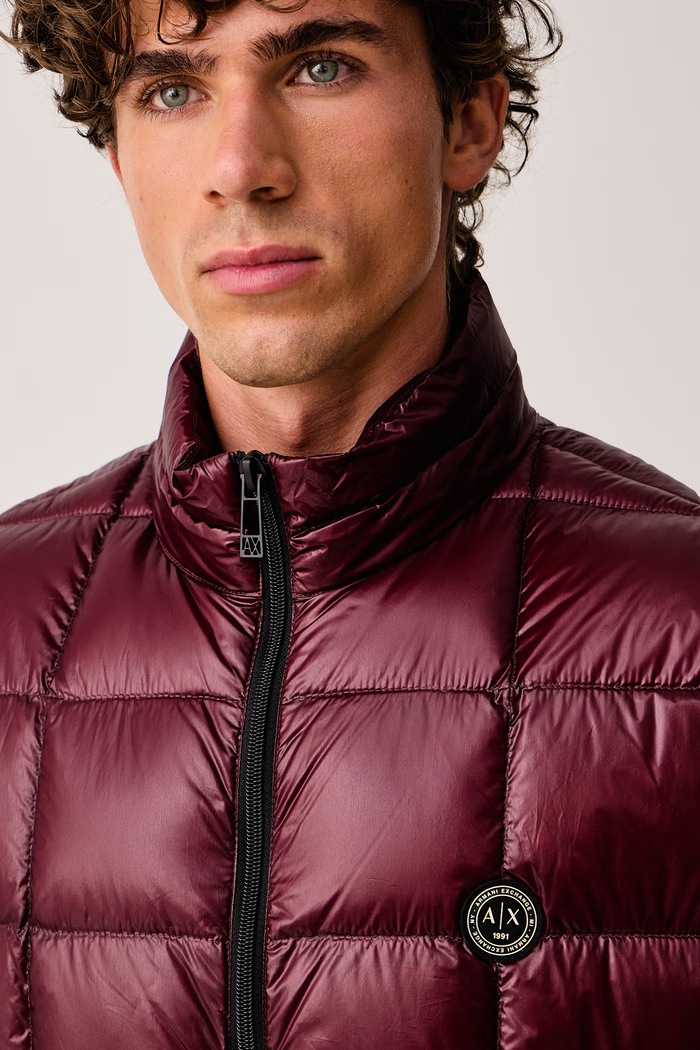 Bezrękawnik męski Armani Exchange XM003475.AF23755 bordowy
